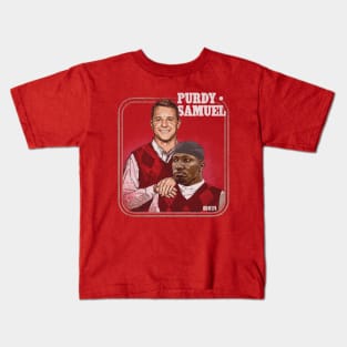 Brock Purdy & Deebo Samuel San Francisco Step Brothers Kids T-Shirt